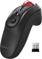 ELECOM Mouse Wireless (Receiver Included) Trackball Handy Type Relacon Medi picture