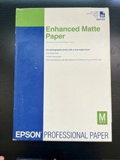 Epson Professional Enhanced Matte Paper,  50 Sheets.  picture