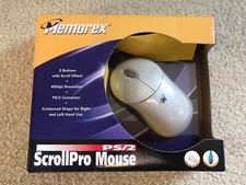 Vintage 2002 Memorex PS/2 ScrollPro Wired Computer Mouse - H picture