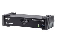 Aten CS1822 2-Port USB 3.0 4K HDMI KVMP Switch with Audio Mixer Mode picture