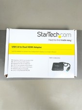 StarTech.com USB 3.0 to Dual HDMI Adapter - 1x 4K 30Hz & 1x 1080p - External V 1 picture