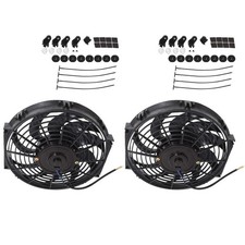 Labwork 2X 12 Inch Universal Electric Condenser Radiator Cooling Fan Does Not picture