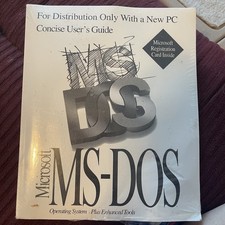 Vintage Microsoft MS-DOS Users Guide With Software picture