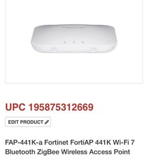 FAP-441K-a Fortinet FortiAP 441K Wi-Fi 7 Bluetooth ZigBee Wireless Access Point picture