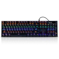 Guiheng Wired Mechanical Gaming Keyboard with Blue Switch, 104-Key Full Size ... picture