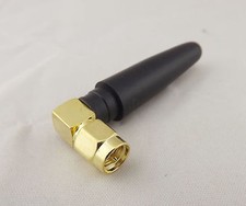 1pcs SMA Male Plug Right Angle 5CM GSM GPRS 433MHz Ham Radio Antenna New picture
