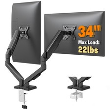 Dual Monitor Desk Mount Stand Fits 17