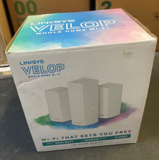 Linksys Velop VLP0203 White Tri-Band Intelligent WiFi System (3 Pieces) AC4600 picture