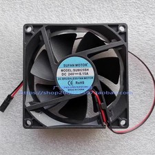 1PCS SUFAN MOTOR SU8025SH DC24V 0.15A 8cm Variable Frequency Drive Cooling Fan picture