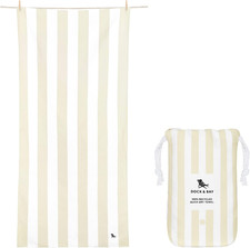 Beach Towel - Quick Dry, Sand Free - Compact, Lightweight - 100% Recycled - Incl picture