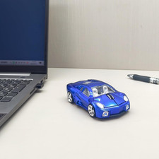 Wireless Sports Car Shaped Mouse Computer Mice Optical 2.4Ghz with Headlight ... picture