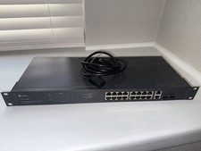 TP-Link TL-SG1218MPE 16 Port Gigabit Switch Easy Smart Managed 16 PoE+ @250W picture