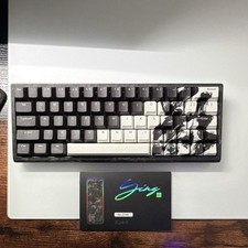 WLMOUSE Ying63 LIMITED EDITION carbon fiber Hall effect gaming keyboard. picture