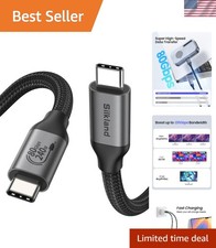 Future-Proof 3.3FT Thunderbolt 5 Cable - 80Gbps Transfer with  Durability picture