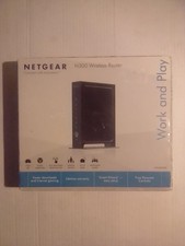 Netgear N300 Wireless WiFi Router WNR2000- 100 Nas Black Work and play Complete picture