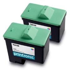 2 Pack Dell Series 1 Ink Cartridge Color T0530 for A920 720 Inkjet Printers picture