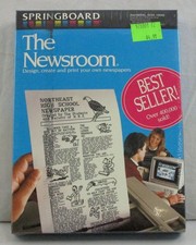 The Newsroom Vintage Atari Computer Software Springboard 1985 SEALED picture