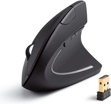 Anker 2.4G Wireless Vertical Ergonomic Optical Mouse 1600DPI 5-Button for Laptop picture