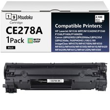 1 PACK CE278A BLACK Toner Cartridge For HP LaserJet P1560 P1566 P1606 P1606DN picture
