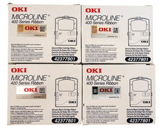 OKI 42377801 MicroLine 400 Series Ribbon Cartridge Lot of 4 picture