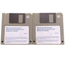 Software IBM PS/2 Model N51 SX SLC Diagnostic Diskette Version 1.20 1992 Vintage picture