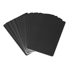 20 Pcs Blank PVC Cards Inkjet Plastic ID Card CR80 30 MIL Glossy Black picture