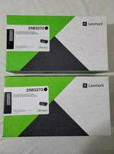 2 pcs. LEXMARK 25B3272 TONER CARTRIDGE New & SEALED picture