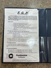 Commodore Filing Cataloging & Mailing Manual 1983 Continental Software Co picture