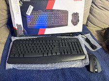 Redragon S101 Wired Gaming Keyboard & Mouse Bundle Illuminated Black 3200 DPI picture