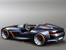 Cars concept bmw 328 Desk Mat Stitched picture