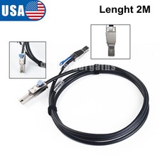 Brand New For DELL 2 METER EXTERNAL MINI SAS SFF-8088 MINI SAS HD SFF-8644 YJXMR picture