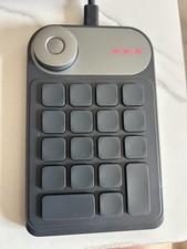 Huion Mini Keydial KD100 Shortcut Controller Dial Keyboard Tested Working picture
