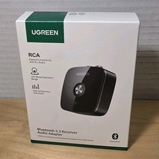 ​UGREEN Bluetooth 5.3 Audio Receiver Wireless 3.5mm & RCA Adapter Home Stereo  picture