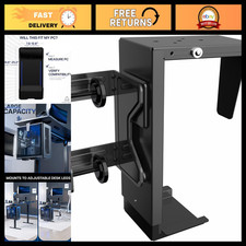 Clamp-On Desk Leg Mount for PC - Adjustable, Sturdy, Space-Saving Design picture