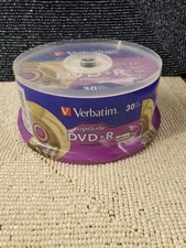 Verbatim Lightscribe DVD+R 30 Pack Blank Media 4.7GB 120mn Recordable 30 Discs picture