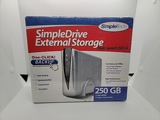 SimpleTech Model: STI-USB235/250 External Storage. 250GB. Brand New picture