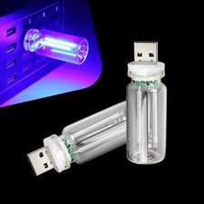 2PCS Car USB Lights, Touch Dimmable Car Interior Ambient Lights, 2 PCS Blue picture