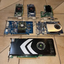 6-Qty Radeon Nvidia Graphics Cards Desktop GPU P393 FX5750 HD6350 more Working picture
