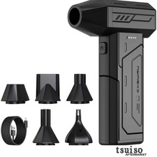 Compact USB-C Rechargeable Air Duster with 5 Nozzles - Perfect for Every Task picture