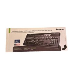 New IOGEAR GKBSR201 Wired Keyboard with card reader NIB picture