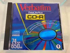 Verbatim Data Life Plus CD-R 74 Min/650 MB Recordable Disc New picture