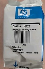 NEW Genuine HP 22  (C9352A) Ink Cartridge - Tri-Color No Box picture