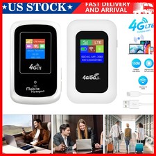 Portable Unlocked 5/4G Wireless WiFi Router Mobile Broadband LCD MIFI Hotspot US picture