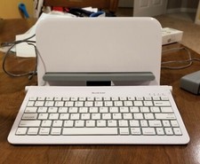 Brookstone Universal Tablet Stand with Wireless Keyboard picture