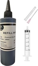 250ml Black Bulk Refill Ink kit for Epson T812XL WF7840 WF7820 WF7310 wf-7840 picture