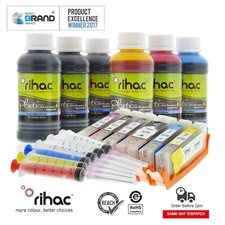 Rihac Refillable Ink Cartridges for Canon MG7560 IP8760 PGI-650 CLI-651 ARC CISS picture