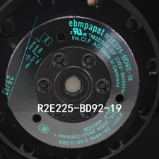 Ebmpaps Industrial Centrifugal Fan R2E225-BD92-19 230V 200W Expedited Shipping picture