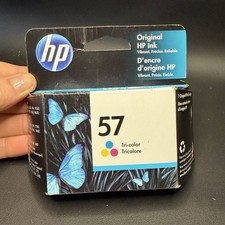 Genuine HP 57 Tri-Color Ink Cartridge Standard Exp. 04/2024 NOS C6657AN picture