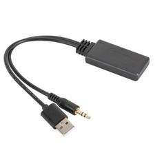 Wireless Bluetooth 5.0 Car Audio Stereo Music Receiver Adapter 3.5mm AUX MP3 NEW picture