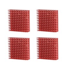4PCS 40x40x11mm Aluminum Radiator Circuit Board Slotted Section for 3D Printer picture